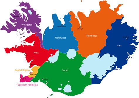Geopolitical Map Of Iceland Iceland Maps Worldmaps Info