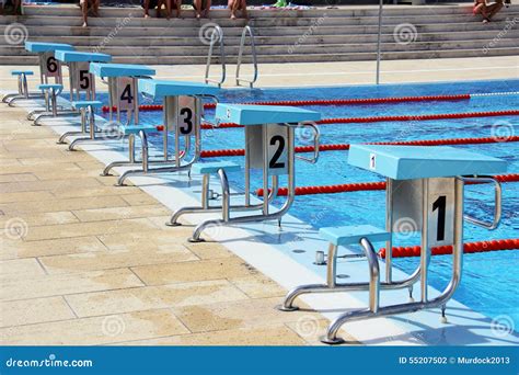 Diving Boards Stock Photo Image Of Lane Swim Swimming 55207502
