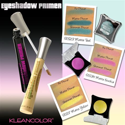 intensify the color of your eyeshadow with our shimmer ep434 and matte ep433 eyeshadow primers