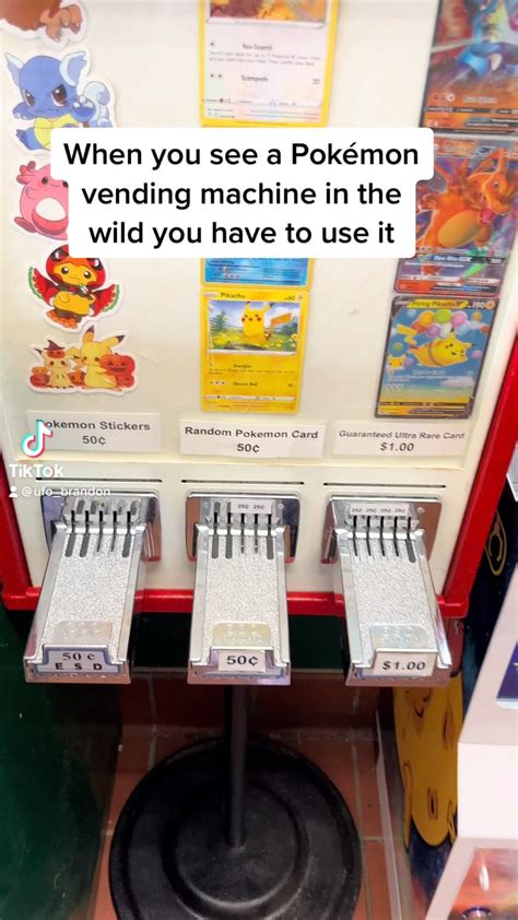 Pokémon Vending Machine R Pokemontcg