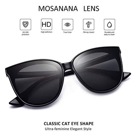Mosanana Fashion Cat Eye Sunglasses For Women Oversized Style Ms Pricepulse