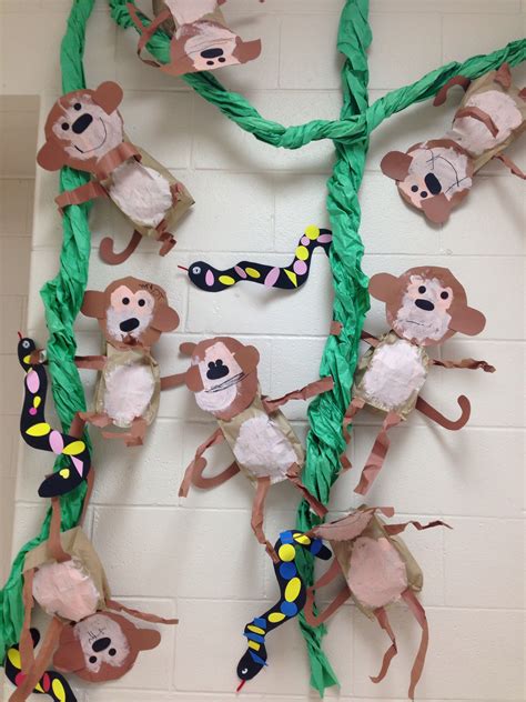 Rainforest Crafts Monkey Crafts Rainforest Crafts Animal Crafts For