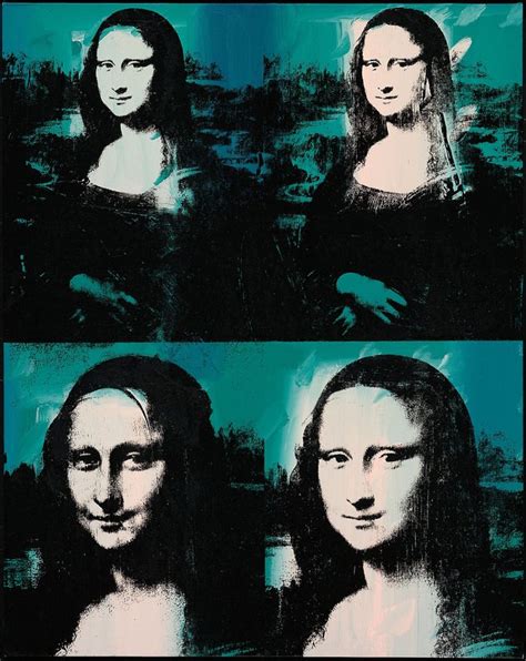 Andy Warhol Cuatro Mona Lisa Impresión De Arte Sobre Lienzo