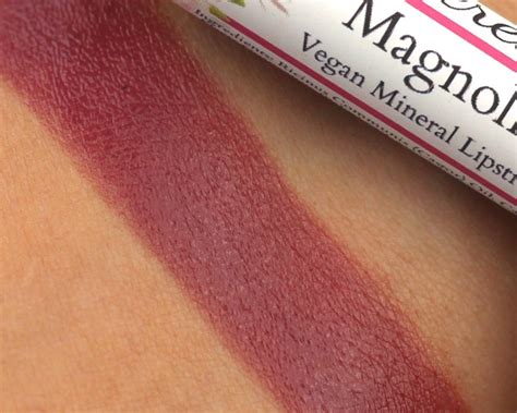 Sample Vegan Mineral Lipstick Magnolia Dark Etsy