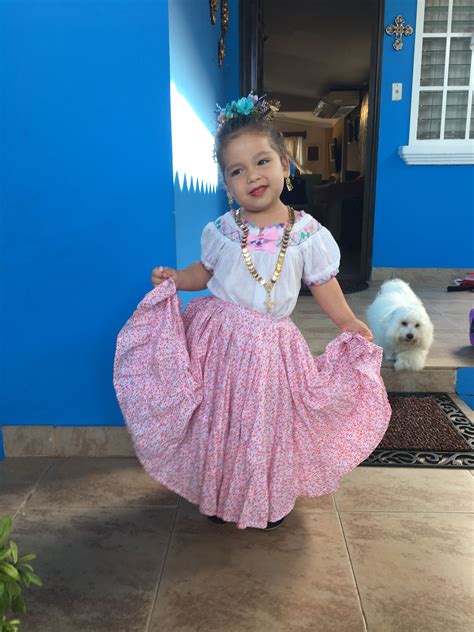 camisola típica panameña niña pollera panama girls dresses flower girl dresses national dress