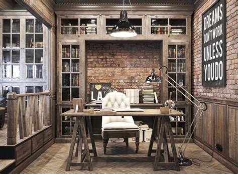 16 Charming Vintage Home Office Designs That Will Provide Pleasant Work