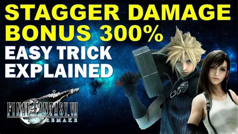 Staggering Feat Trophy How To Increase Stagger Damage Bonus To 300