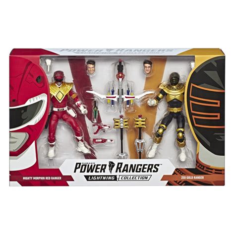 Power Rangers Lightning Collection Mighty Morphin Red And Zeo Gold Ran