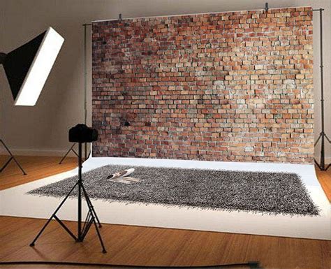 Lfeey 10x8ft Vintage Red Brick Wall Backdrop For Photography Rustic Old