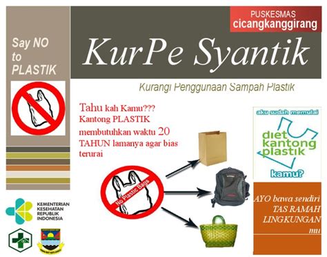 Dengan mengendalikan plastik yang diproduksi di darat maka akan melindungi laut. Poster Kurangi Penggunaan Plastik Docx