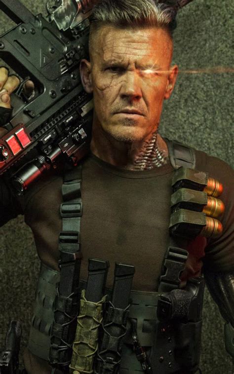 The first look at the marvel character for deadpool 2 was shared by reynolds on his twitter account. Josh Brolin In Deadpool 2 Free 4K Ultra HD Mobile Wallpaper
