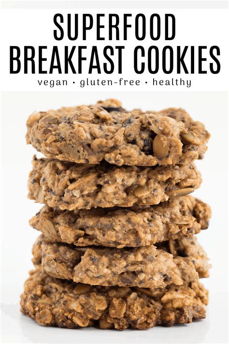 They're a lovely banana chocolate chip cookie, loaded with healthy fats, plant proteins, vitamins and minerals. Superfood Breakfast Cookies | Recipe in 2020 | Breakfast ...