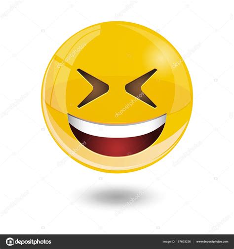 Yellow Smiley Emoticons Emoji Vector Illustration Stock Vector Image