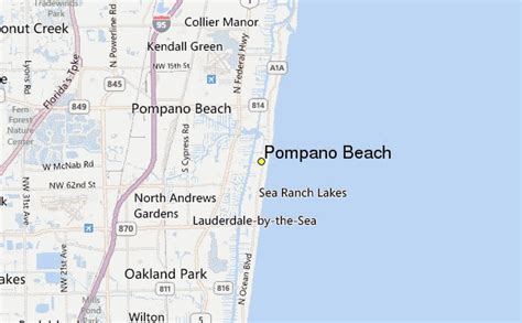 29 Pompano Beach Florida Map Maps Database Source