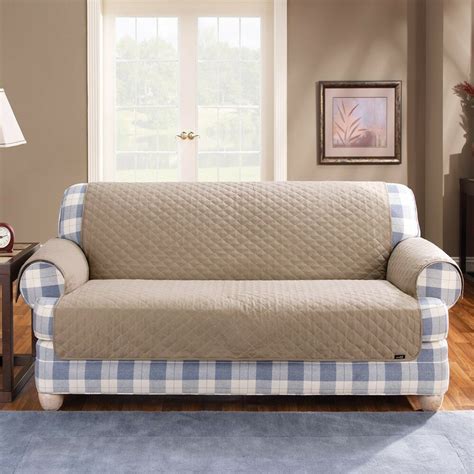 Sure Fit Cotton Duck Sofa Slipcover And Reviews Wayfair