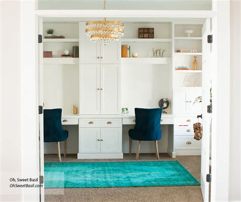 Maybe you would like to learn more about one of these? White Shaker Cabinets in Contemporary Office - Diamond