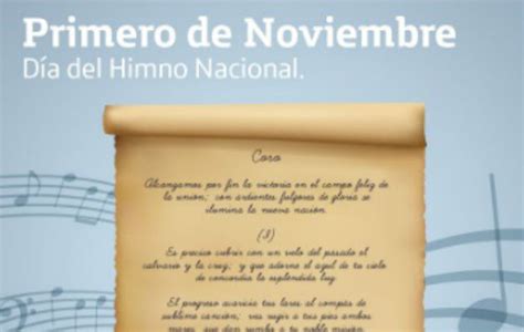 La letra del himno nacional fue escrita el 14 de noviembre de 1865. ¡Imperdonable! Inac se equivoca; hoy no se celebra día del ...