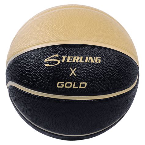 Sterling Athletics Blackgold Superior Grip Indooroutdoor Basketball