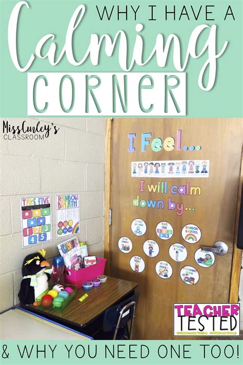 Calm Down Corner Ideas For Classroom Becki Gulley