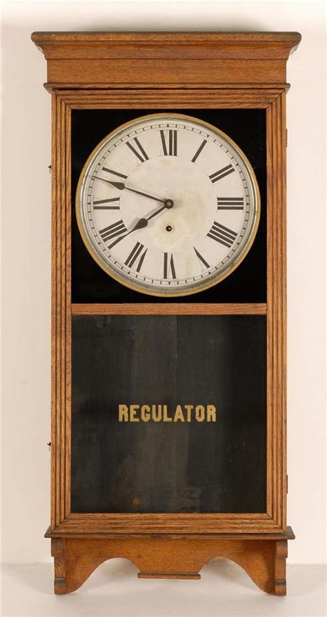 Sold Price Regulator Wall Clock By The Sessions Clock Company Of
