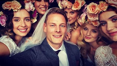 wow did you ever see a more stunning bunch in a selfie they are totally rocking their bespoke
