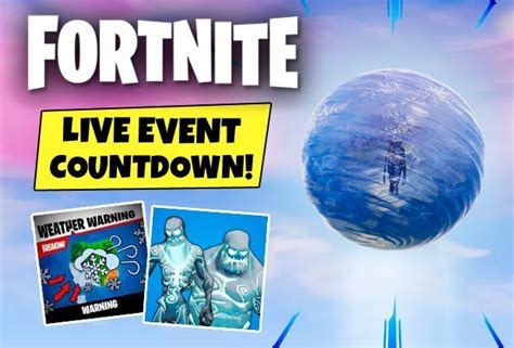 Change to your favorite region above! Fortnite Event LIVE COUNTDOWN: What TIME is Epic live Ice ...