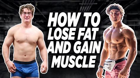 How To Lose Fat And Gain Muscle My New Workout Program Youtube