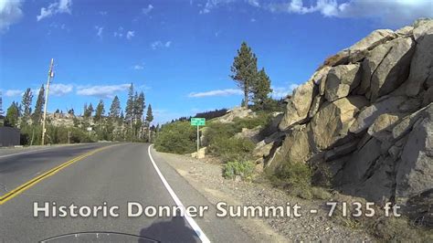 historic donner pass road gopro motorcycle video youtube