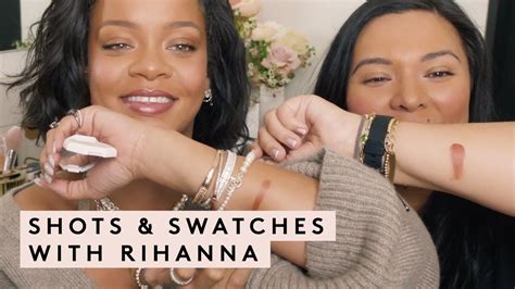 Shots And Swatches With Rihanna Cheeks Out Cream Blushes Fenty Beauty