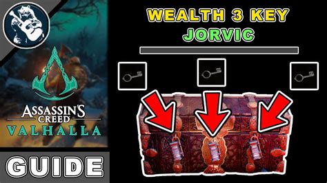 3 Chest Key For Assassins Creed Valhalla Jorvik Wealth YouTube