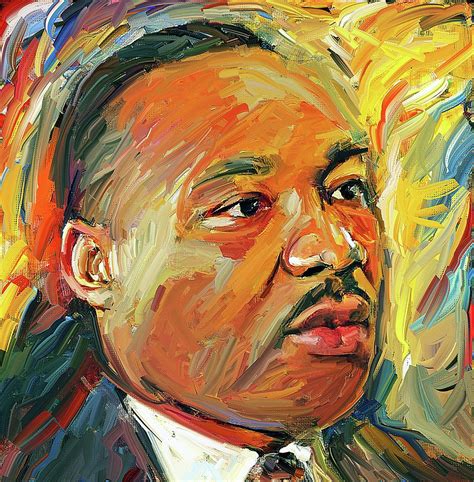 Martin Luther King Portrait 1 Digital Art By Yury Malkov