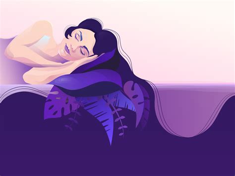 sleeping and dreaming illustration by weronika ostrowska for likims softwareanddesign house on