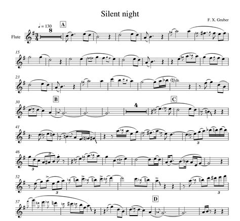 Silent Night Flute Sheet Music And Backing Track Payhip