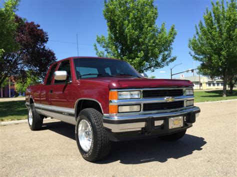 1994 Chevrolet Silverado Extra Cab Ck2500 4x4 With Only 78000 Actual