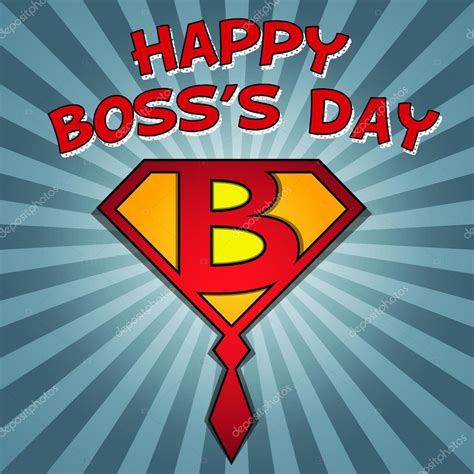 Pictures National Boss Day Happy Bosss Day — Stock Vector © Art Li