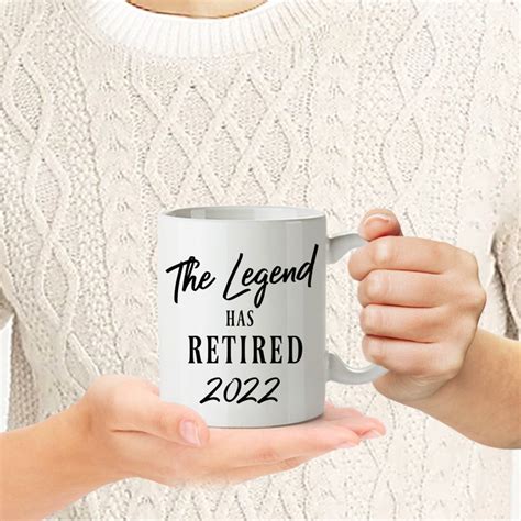 The Legend Has Retired 2022 Retirement T Mugs Retiring Etsy
