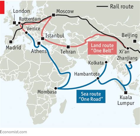 The one belt, one road initiative. Belt up - Western firms are coining it along China's One ...