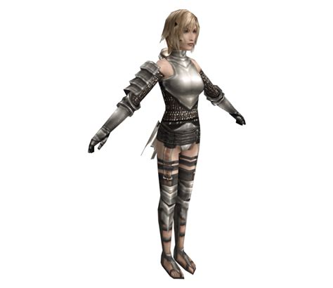 Psp The 3rd Birthday Aya Brea Knight Armor The Models Resource