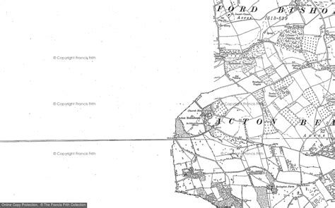 Historic Ordnance Survey Map Of Acton Beauchamp 1906