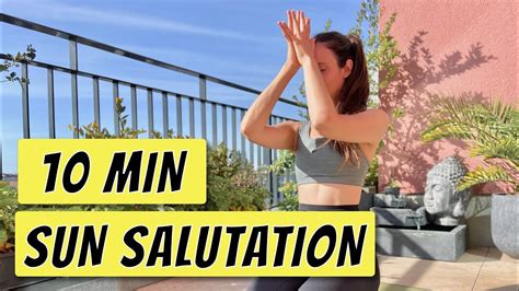 10 Min Yoga Beginner Routine At Home Sun Salutation B Youtube