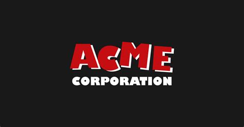 Acme Corporation Acme Corporation Sticker Teepublic