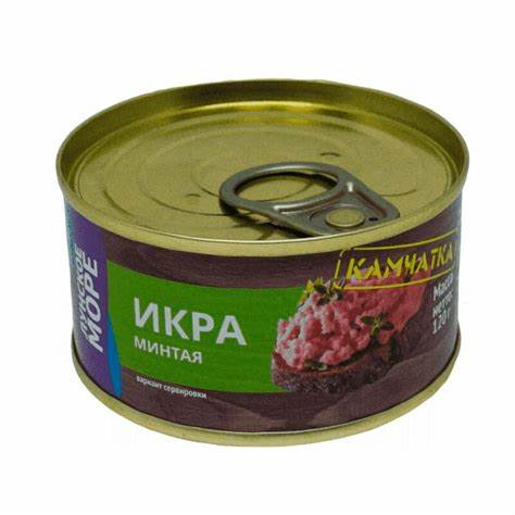 Купить Икра минтая Лунское море, 120г по низкой цене с быстрой Картинка - Купить Икра минтая Лунское море, 120г по низкой цене с быстрой