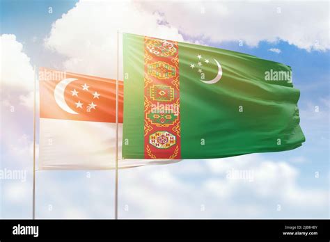 Turkmenistan Singapore Flag Hi Res Stock Photography And Images Alamy
