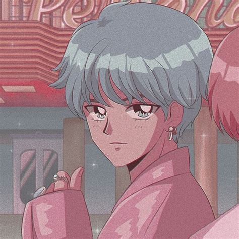 Aesthetic, anime art, pink, kawaii, kiss, love, one person.twitch_pink of page ↙️ pnksparkles.com. bts 90s icons | Tumblr - 2020