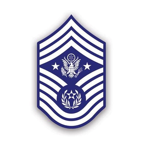 E 9 Chief Master Sergeant Of The Air Force Cmsaf Or 9 Sticker Etsy