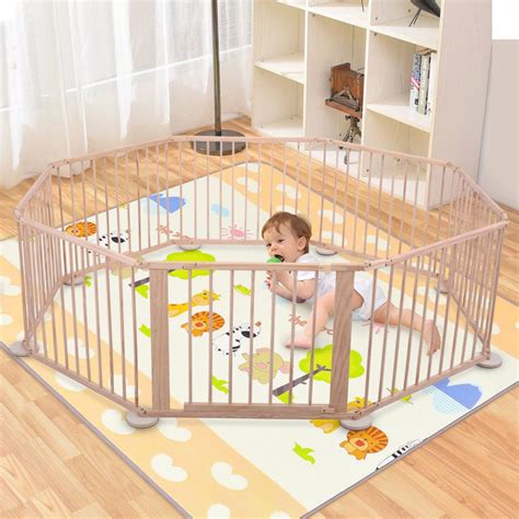 Buy Cheap Baby Playpen Foldable Wooden Indoorandoutdoor