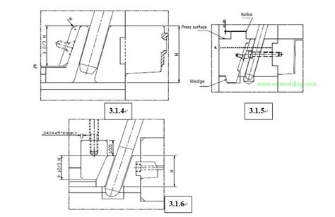 Injection Mold Sliders Design Standard