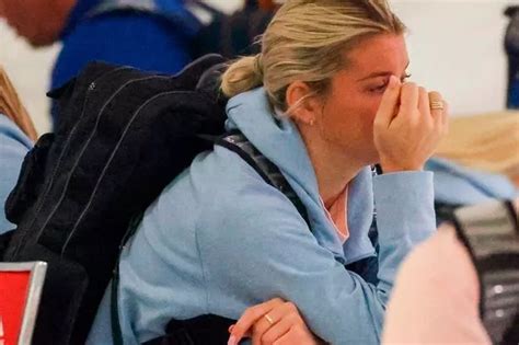 Alessia Russo Appears To Break Down In Tears At Airport As England