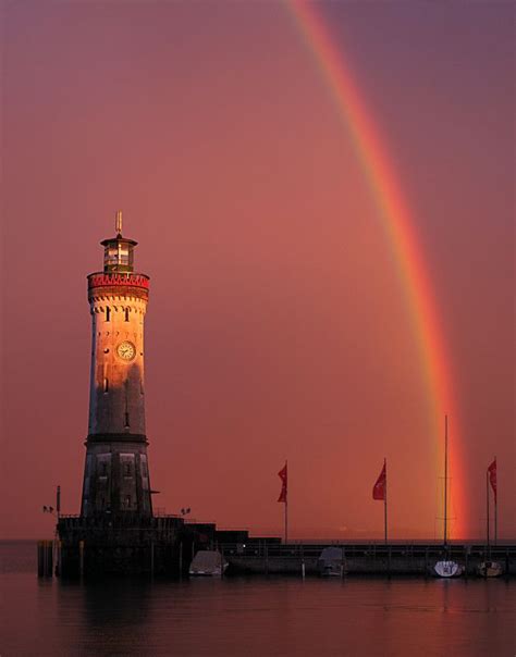 500px Photo Rainbow Over Lighthouse By Pali Foto Beautiful