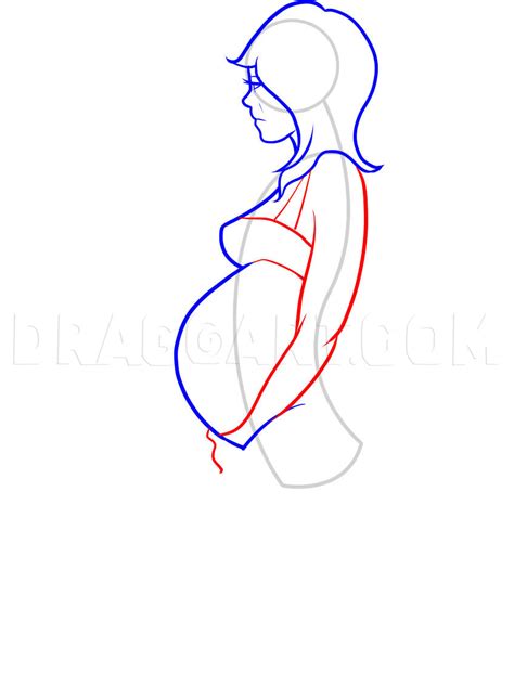 How To Draw Pregnant Women By Dawn